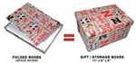 00348NE - ne-husker-folding-storage-box