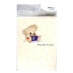 4161455 - Notes thanks to you w bear 10ct