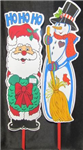 Chr outdoor decore plastic pics