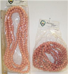 Chr beads wooden pink