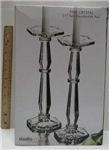 43711 -Candlestick pair crystal 11in