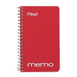 45534 1540 -Memo book spiral open side 60ct 5X3in