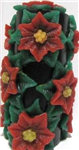 chr-6" poinsetta candle