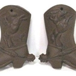 52027 496 - Western boot cast iron 4.75in 2 asst