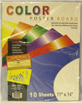 529 522 - Posterboard Asst Colors 11x14 5pk