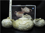 5423 - tea-set-3pc-blue-ceramic