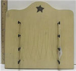 61319- -USA wood rack w star