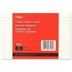 63460 1540 -Index cards ruled 50ct 4x6in
