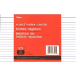 63580 1540 -Index cards ruled 5x8in 25ct