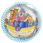 63921 -Plate 9in welcome little one 8ct
