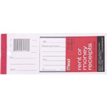 64104 1540 - receipt-book-rent-or-money-wstub-2-12x6-12in