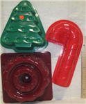ChrJelloMold - Chr jello mold candy cane/tree/wreath