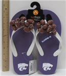 650AMKSS - KS Sate wildcats hotflops adult md 8/9