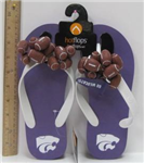 650ASKSS - KS Sate wildcats hotflops adult sm 6/7