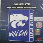 71127KSS - ksu-wildcats-royal-plush-throw-50x60