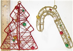 chr-glitter orn. asst. shapes