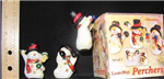 Lamp perchers set of 3