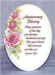 74317 - plaque-oval-anniversary-blessing