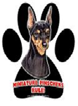 7822 - magnetic-paw-prints-miniature-pinscher