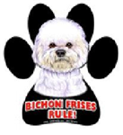 7834 - magnetic-paw-prints-bichon-frise-show