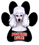 7840 - magnetic-paw-prints-poodle-white
