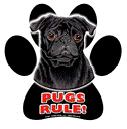 7857 - magnetic-paw-prints-pug-black