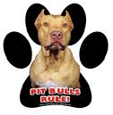 7910 - magnetic-paw-prints-pit-bull