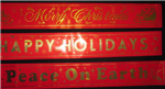 Chr ribbon message red/gold/silver