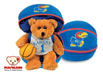 88-203 - KU Jayhawks Plush Zipper Basketball