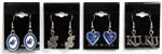 02A-7KU - KU Jayhawks Earrings Licensed