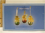 9101CHE-36 - ornaments-snowman-bell