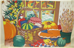 Fall rug asst 18x28in
