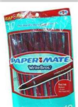 93234 2170 - ball-pen-stick-write-bro-red-10-pk-mrd-red-pouch