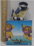 95145 - Bear scuba figure 3in