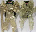 Chr bow gold w/wire