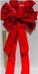 Chr bow red w/ extra long ribbon