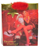A618Y-LG - Chr gift bag w boa large