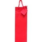 AW14222 - Gift bag wine bottle red