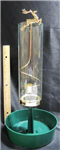 Chr Golden Reindeer Hurricane Candleholder