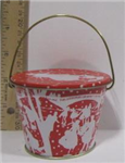 CHRTIN 751 - Chr candle tin winter scene w lid