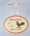 CIWPRR - Plaque ruler of the roost 2pc