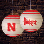 COL-NEB-262 -Husker Rice Lamp 18"