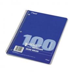 05514 1540 - Spiral notebook WR 100ct 10.5X8in