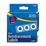 05729 9080 - Reinforcements white 200ct box