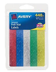 06007 -Stars colored 1/2in 440ct