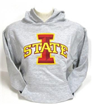 EKM0008ISU-L - IA State hoodie grey youth large