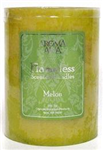 FLML34 - candle-flameless-melon-small-2875x4in
