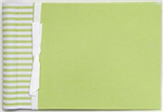 GBLIME - Guest book lime green w/ribbon