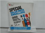 07200 748 -Paper Newsprint White 9x12 200ct