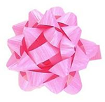 HM-023 - Gift bow pink 3.25in each